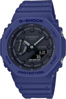 Casio G-Shock GA-2100-2ADR Silikon / Lacivert Kol Saati kullananlar yorumlar
